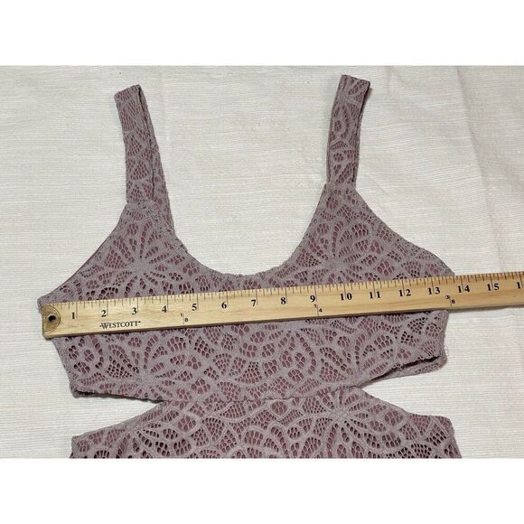 Lovers + Friends Purple Lilac Lace Side Cutout Mini Dress Womens Size XS - Picture 3 of 7